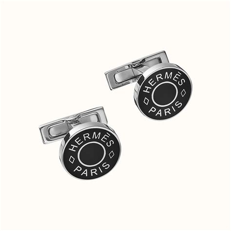 hermes leather cuff links|hermes cufflinks.